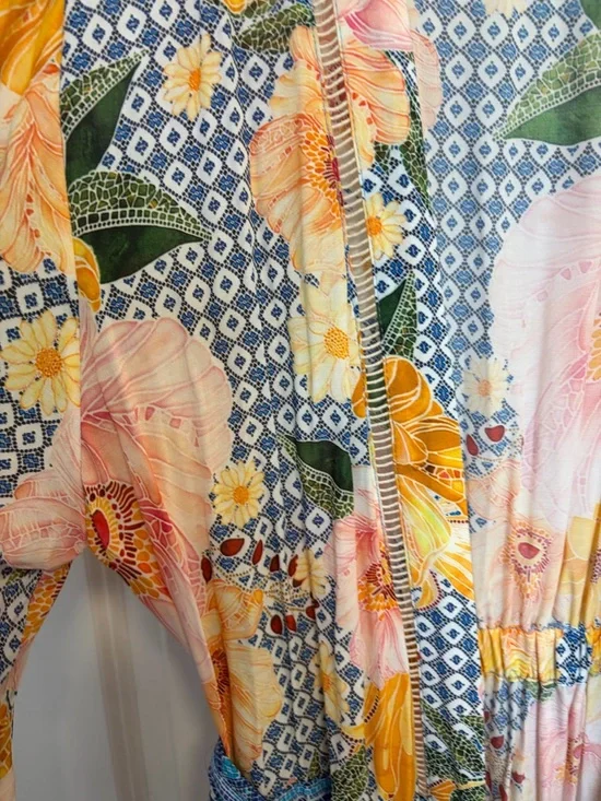 🩷Luxurious Farm Rio Camilla Wrap Dress for Anthropologie❤️100% Viscose - Picture 14 of 16